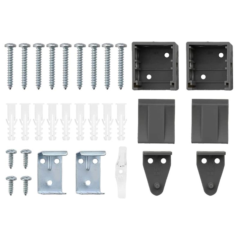 Casa si Gradina - Textile si covoare - Rulouri si jaluzele - Jaluzea pentru Fereastra Gri inchis 135 x 220 cm Aluminiu - Infinity.ro