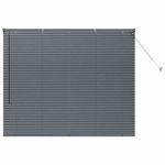 Casa si Gradina - Textile si covoare - Rulouri si jaluzele - Jaluzea pentru Fereastra Gri inchis 80 x 130 cm Aluminiu - Infinity.ro