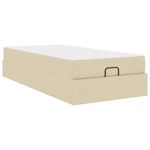 Casa si Gradina - Mobilier - Paturi si accesorii - Paturi - Cadru de pat Crem 100 x 200 cm tesatura - Infinity.ro