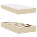 Casa si Gradina - Mobilier - Paturi si accesorii - Paturi - Cadru de pat Crem 100 x 200 cm tesatura - Infinity.ro