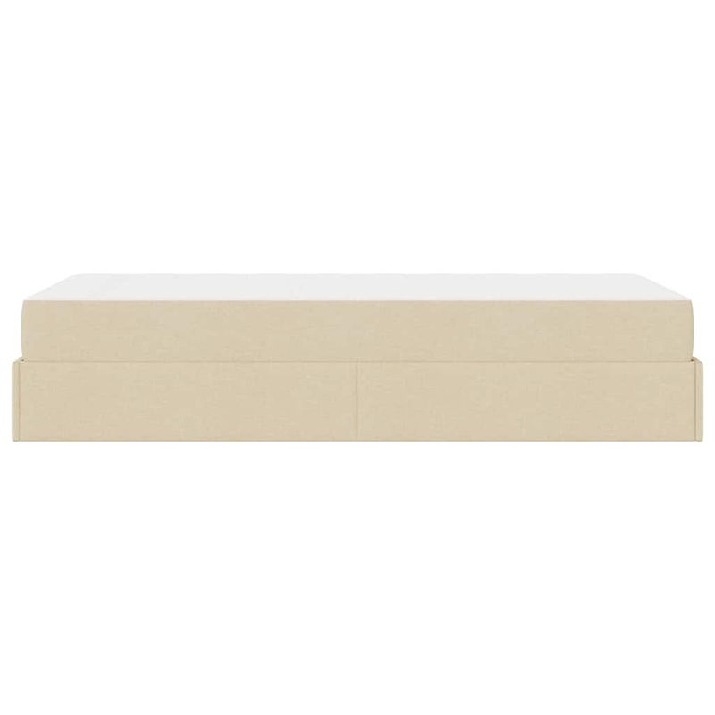 Casa si Gradina - Mobilier - Paturi si accesorii - Paturi - Cadru de pat Crem 100 x 200 cm tesatura - Infinity.ro