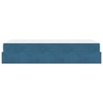 Casa si Gradina - Mobilier - Paturi si accesorii - Paturi - Cadru de pat cu depozitare albastru 90 x 190 cm Catifea - Infinity.ro
