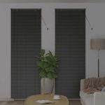Casa si Gradina - Textile si covoare - Rulouri si jaluzele - Jaluzea pentru Fereastra cu perdele Altele Manual Negru 80 x 130 cm Aluminiu - Infinity.ro
