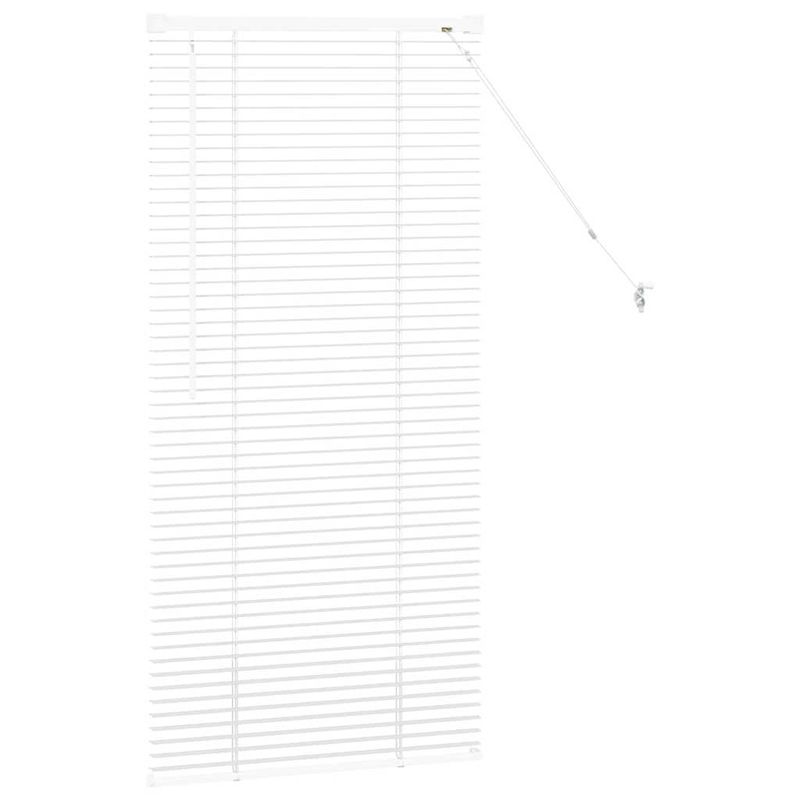 Casa si Gradina - Textile si covoare - Rulouri si jaluzele - Jaluzea pentru Fereastra cu perdele Altele Manual Alb 80 x 130 cm Aluminiu - Infinity.ro