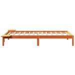 Casa si Gradina - Mobilier - Paturi si accesorii - Paturi - Cadru de pat cu mese laterale Maro 80 x 200 cm Maroniu cerat - Infinity.ro