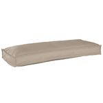 Casa si Gradina - Textile si covoare - Perne si pilote - Perne decorative - Perna pentru bancheta Taupe 100x40x8 cm Fabric Oxford - Infinity.ro