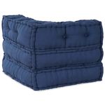 Casa si Gradina - Gradina si terasa - Mobilier exterior - Canapele si fotolii gradina - Fotoliu puf modular, indigo, 70x70x54 cm, textil - Infinity.ro