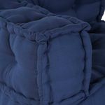 Casa si Gradina - Gradina si terasa - Mobilier exterior - Canapele si fotolii gradina - Fotoliu puf modular, indigo, 70x70x54 cm, textil - Infinity.ro