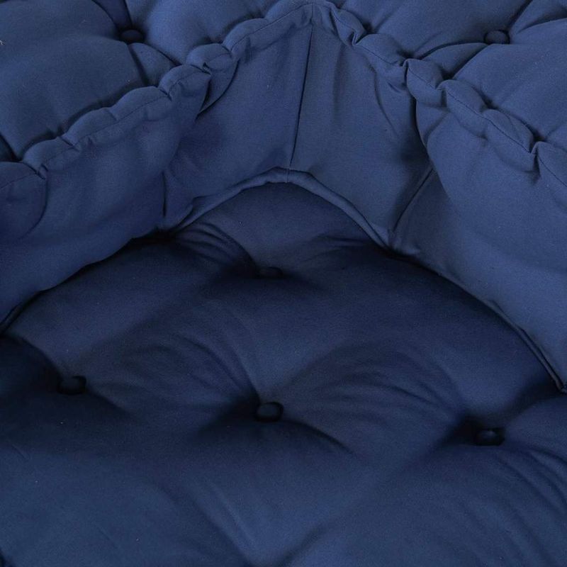 Casa si Gradina - Gradina si terasa - Mobilier exterior - Canapele si fotolii gradina - Fotoliu puf modular, indigo, 70x70x54 cm, textil - Infinity.ro