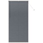Casa si Gradina - Textile si covoare - Rulouri si jaluzele - Jaluzea pentru Fereastra Gri inchis 80 x 130 cm Aluminiu - Infinity.ro
