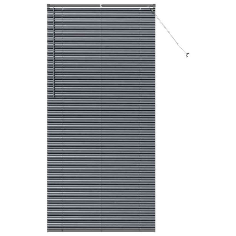 Casa si Gradina - Textile si covoare - Rulouri si jaluzele - Jaluzea pentru Fereastra Gri inchis 80 x 130 cm Aluminiu - Infinity.ro