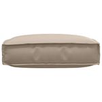 Casa si Gradina - Gradina si terasa - Mobilier exterior - Perne decorative exterior - Perna pentru Palet pentru Sezut Taupe 60x60x12 cm Tessut Oxford - Infinity.ro