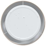 Casa si Gradina - Corpuri si surse de iluminat - Veioze si lampi - Lampi de veghe - Lustra, taupe, montaj incastrat, Ø 30 cm, tesatura, E27 - Infinity.ro