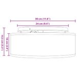 Casa si Gradina - Corpuri si surse de iluminat - Veioze si lampi - Lampi de veghe - Lustra, taupe, montaj incastrat, Ø 30 cm, tesatura, E27 - Infinity.ro