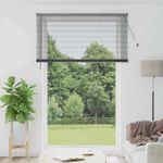 Casa si Gradina - Textile si covoare - Rulouri si jaluzele - Jaluzea pentru Fereastra Gri inchis 140 x 220 cm Aluminiu - Infinity.ro