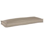Casa si Gradina - Gradina si terasa - Mobilier exterior - Perne decorative exterior - Perna pentru paleti pentru banca taupe 110x40x8 cm din tesatura Oxford - Infinity.ro