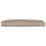 Casa si Gradina - Gradina si terasa - Mobilier exterior - Perne decorative exterior - Perna pentru paleti pentru banca taupe 110x40x8 cm din tesatura Oxford - Infinity.ro