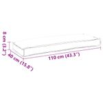 Casa si Gradina - Gradina si terasa - Mobilier exterior - Perne decorative exterior - Perna pentru paleti pentru banca taupe 110x40x8 cm din tesatura Oxford - Infinity.ro