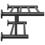 Casa si Gradina - Sanitare - Suporturi si accesorii baie - Suporturi baie - Suport pentru prosoape Negru 61 x 23 x 17 cm Otel inoxidabil - Infinity.ro