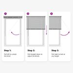 Casa si Gradina - Textile si covoare - Rulouri si jaluzele - Jaluzea pentru Fereastra cu perdele Altele Manual Negru 140 x 220 cm Aluminiu - Infinity.ro