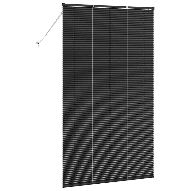 Casa si Gradina - Textile si covoare - Rulouri si jaluzele - Jaluzea pentru Fereastra cu perdele Altele Manual Negru 80 x 130 cm Aluminiu - Infinity.ro