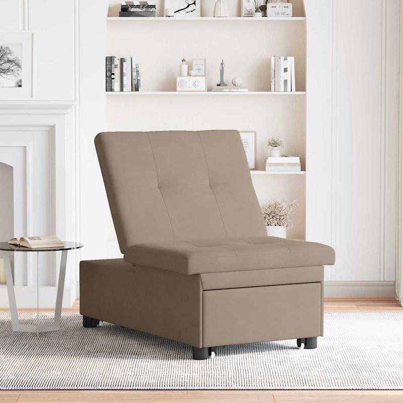 Casa si Gradina - Mobilier - Canapele si coltare - Canapele - Canapea Extensibila 3 in 1 in Material Taupe de la - Infinity.ro