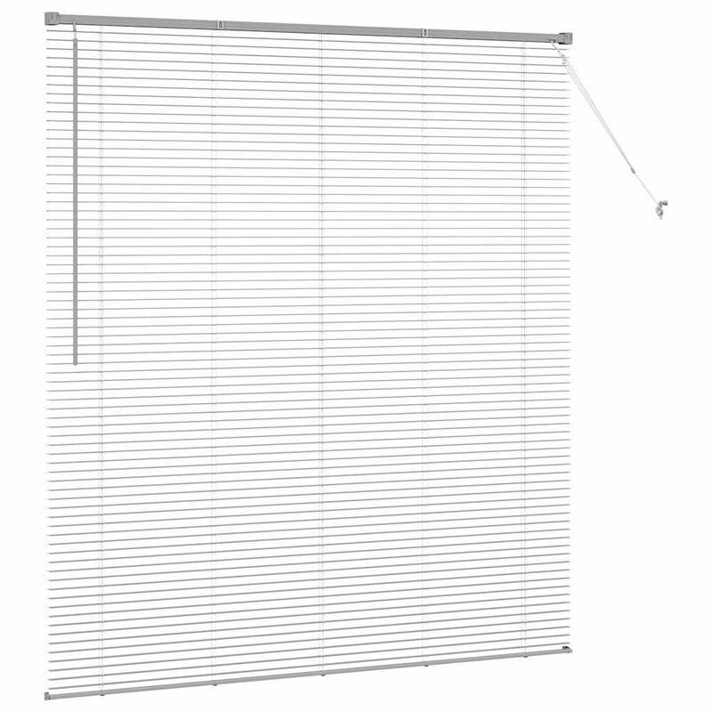 Casa si Gradina - Textile si covoare - Rulouri si jaluzele - Jaluzea pentru Fereastra Argintiu 160 x 175 cm Aluminiu - Infinity.ro