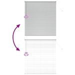 Casa si Gradina - Textile si covoare - Rulouri si jaluzele - Jaluzea pentru Fereastra Argintiu 160 x 175 cm Aluminiu - Infinity.ro