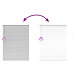 Casa si Gradina - Textile si covoare - Rulouri si jaluzele - Jaluzea pentru Fereastra Argintiu 125 x 175 cm Aluminiu - Infinity.ro