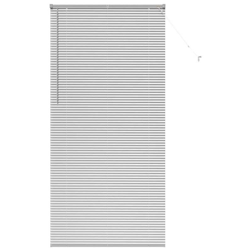 Casa si Gradina - Textile si covoare - Rulouri si jaluzele - Jaluzea pentru Fereastra Argintiu 80 x 130 cm Aluminiu - Infinity.ro