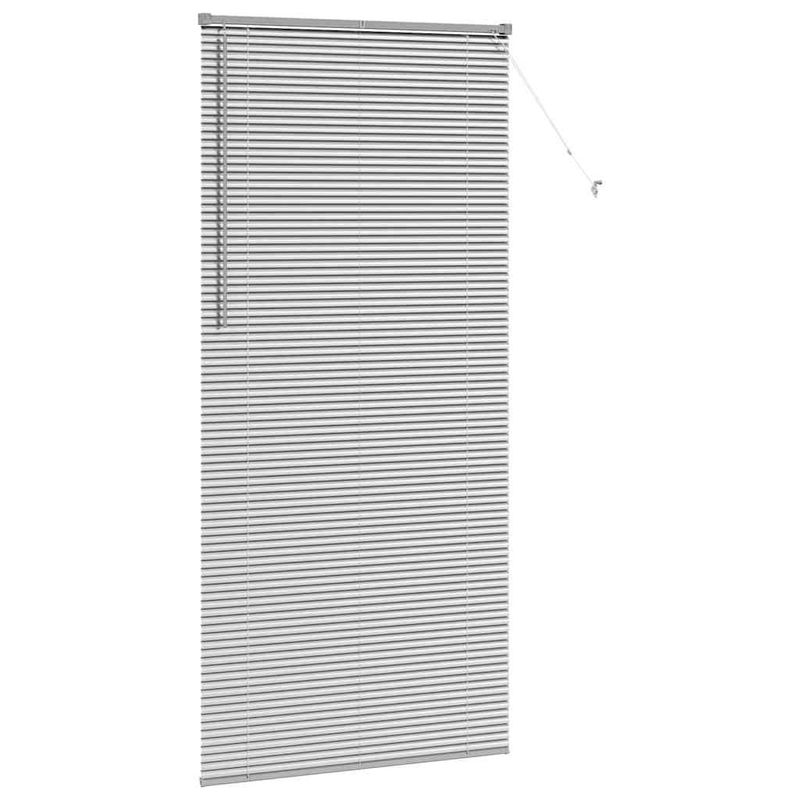 Casa si Gradina - Textile si covoare - Rulouri si jaluzele - Jaluzea pentru Fereastra Argintiu 80 x 130 cm Aluminiu - Infinity.ro