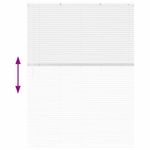 Casa si Gradina - Textile si covoare - Rulouri si jaluzele - Jaluzea pentru Fereastra cu perdele Altele Manual Alb 80 x 130 cm Aluminiu - Infinity.ro