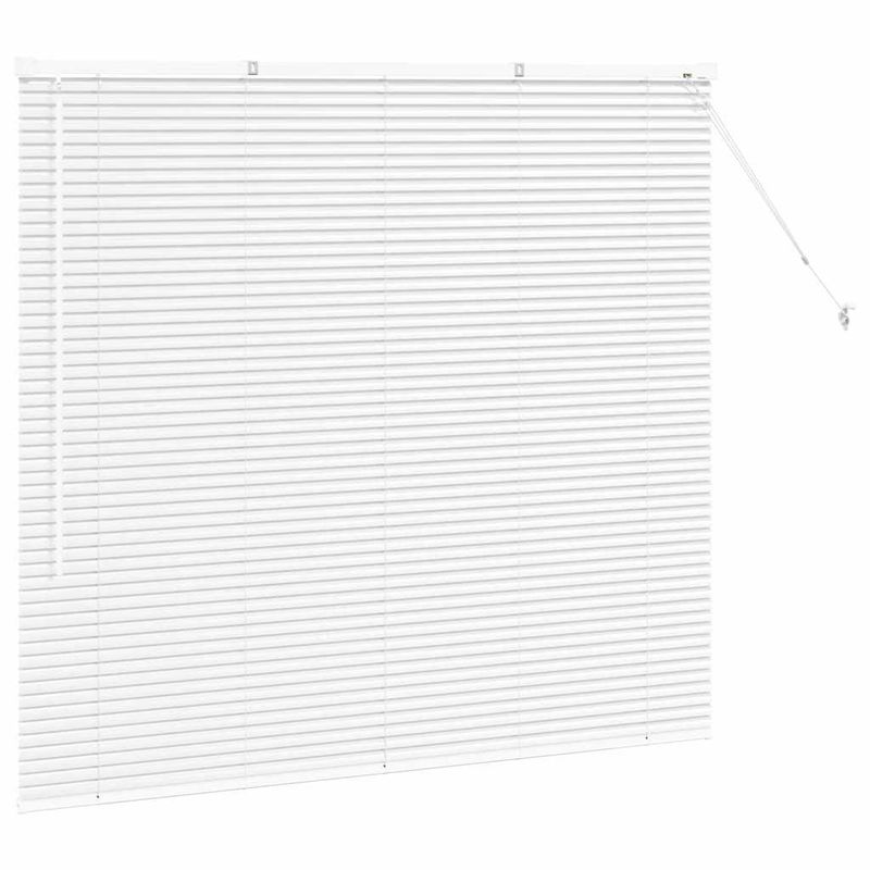 Casa si Gradina - Textile si covoare - Rulouri si jaluzele - Jaluzea pentru Fereastra cu perdele Altele Manual Alb 80 x 130 cm Aluminiu - Infinity.ro