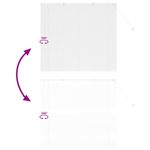 Casa si Gradina - Textile si covoare - Rulouri si jaluzele - Jaluzea pentru Fereastra cu perdele Altele Manual Alb 80 x 130 cm Aluminiu - Infinity.ro