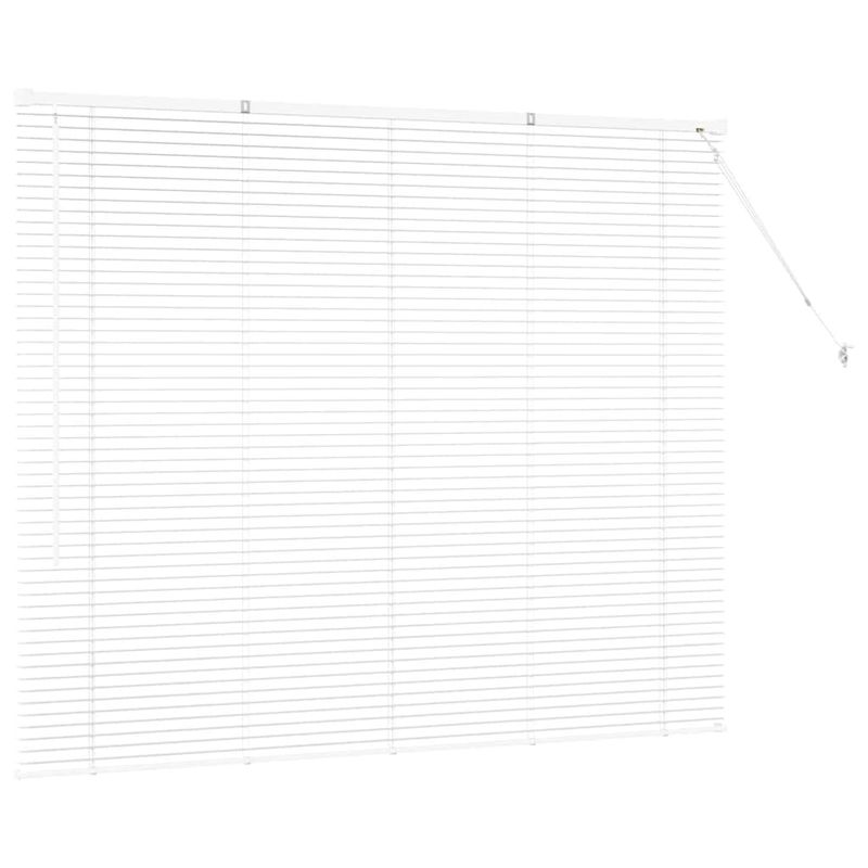 Casa si Gradina - Textile si covoare - Rulouri si jaluzele - Jaluzea pentru Fereastra cu perdele Altele Manual Alb 80 x 130 cm Aluminiu - Infinity.ro