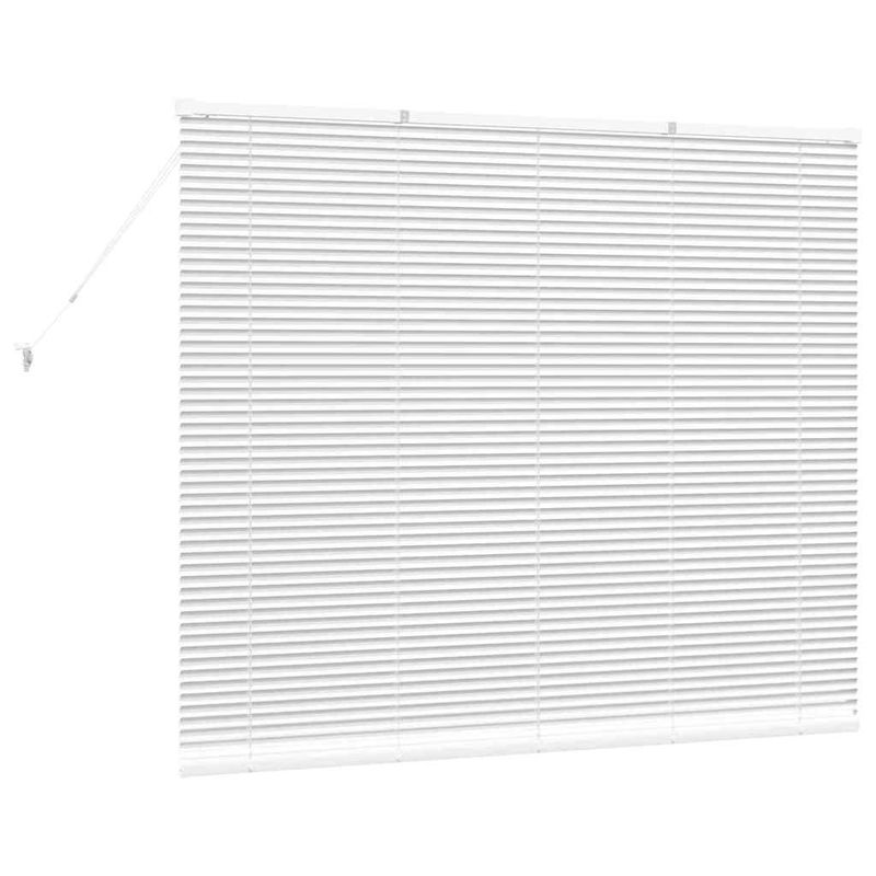 Casa si Gradina - Textile si covoare - Rulouri si jaluzele - Jaluzea pentru Fereastra cu perdele Altele Manual Alb 80 x 130 cm Aluminiu - Infinity.ro