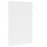 Casa si Gradina - Textile si covoare - Rulouri si jaluzele - Jaluzea pentru Fereastra cu perdele Altele Manual Alb 120 x 175 cm Aluminiu - Infinity.ro