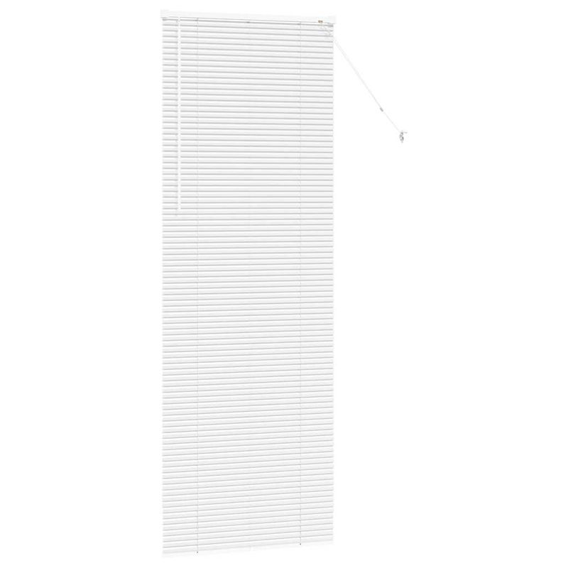 Casa si Gradina - Textile si covoare - Rulouri si jaluzele - Jaluzea pentru Fereastra cu perdele Altele Manual Alb 80 x 130 cm Aluminiu - Infinity.ro