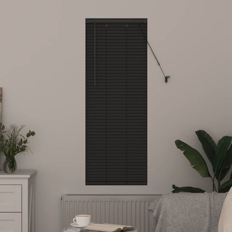 Casa si Gradina - Textile si covoare - Rulouri si jaluzele - Jaluzea pentru Fereastra Gri inchis 80 x 130 cm Aluminiu - Infinity.ro