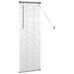 Casa si Gradina - Textile si covoare - Rulouri si jaluzele - Jaluzea pentru Fereastra Gri inchis 80 x 130 cm Aluminiu - Infinity.ro