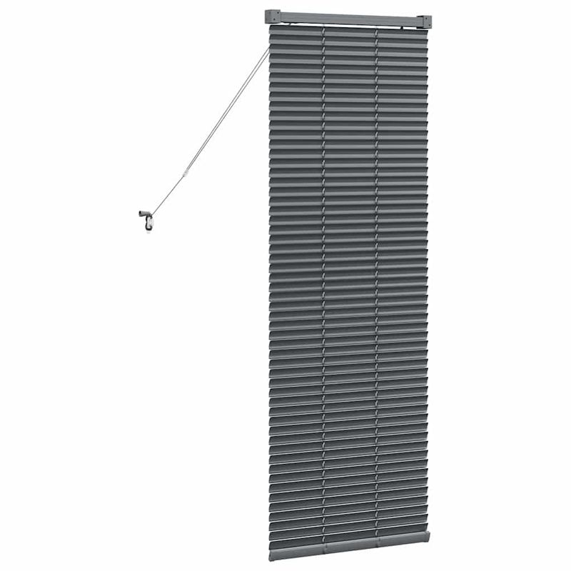 Casa si Gradina - Textile si covoare - Rulouri si jaluzele - Jaluzea pentru Fereastra Gri inchis 80 x 130 cm Aluminiu - Infinity.ro
