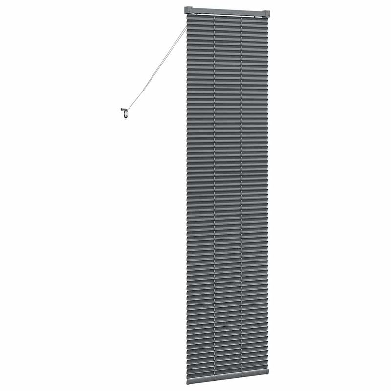 Casa si Gradina - Textile si covoare - Rulouri si jaluzele - Jaluzea pentru Fereastra Gri inchis 80 x 130 cm Aluminiu - Infinity.ro