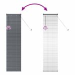 Casa si Gradina - Textile si covoare - Rulouri si jaluzele - Jaluzea pentru Fereastra Gri inchis 80 x 130 cm Aluminiu - Infinity.ro
