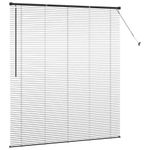 Casa si Gradina - Textile si covoare - Rulouri si jaluzele - Jaluzea pentru Fereastra cu perdele Altele Manual Negru 160 x 175 cm Aluminiu - Infinity.ro
