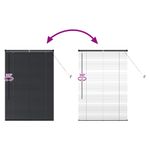 Casa si Gradina - Textile si covoare - Rulouri si jaluzele - Jaluzea pentru Fereastra cu perdele Altele Manual Negru 80 x 130 cm Aluminiu - Infinity.ro