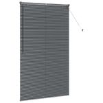 Casa si Gradina - Textile si covoare - Rulouri si jaluzele - Jaluzea pentru Fereastra Gri inchis 100 x 175 cm Aluminiu - Infinity.ro