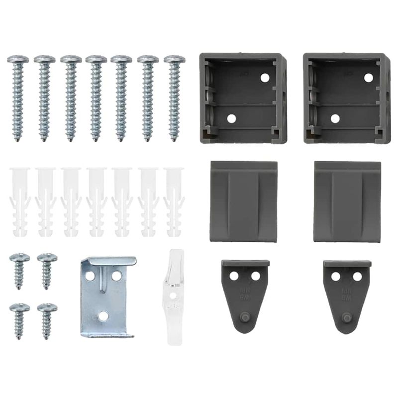 Casa si Gradina - Textile si covoare - Rulouri si jaluzele - Jaluzea pentru Fereastra Gri inchis 100 x 175 cm Aluminiu - Infinity.ro