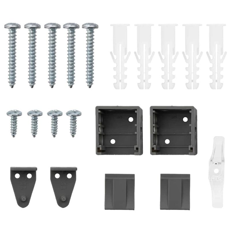 Casa si Gradina - Textile si covoare - Rulouri si jaluzele - Jaluzea pentru Fereastra Gri inchis 40 x 220 cm Aluminiu - Infinity.ro