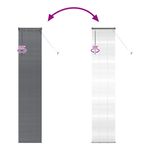 Casa si Gradina - Textile si covoare - Rulouri si jaluzele - Jaluzea pentru Fereastra Gri inchis 40 x 220 cm Aluminiu - Infinity.ro