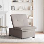 Casa si Gradina - Mobilier - Canapele si coltare - Canapele - Canapea Pat 3 in 1 cu Design in Tesatura Taupe - Infinity.ro